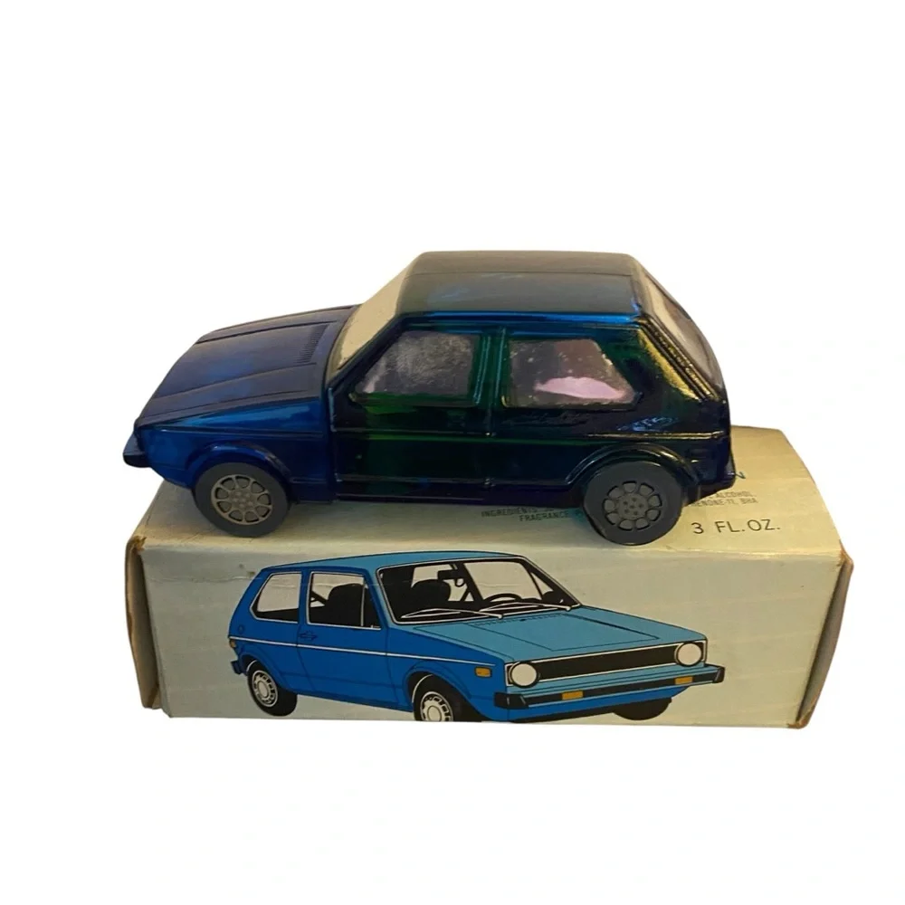 Lot of 4 Vintage AVON Volkswagen & Porsche Car Van Cologne Bottle Lot